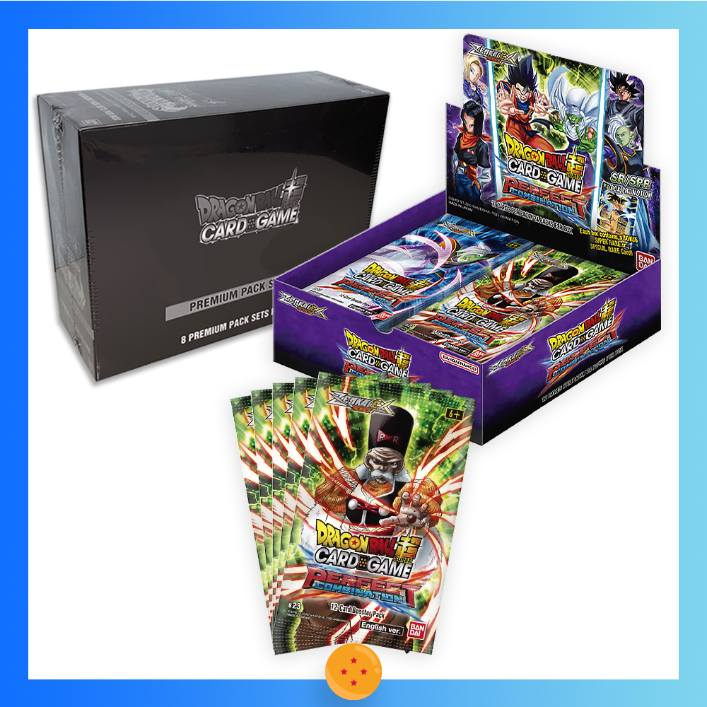 Dragon Ball Super CG Zenkai Ex Series Set 06 Perfect Combination - Super Saiyan Blue Bundle