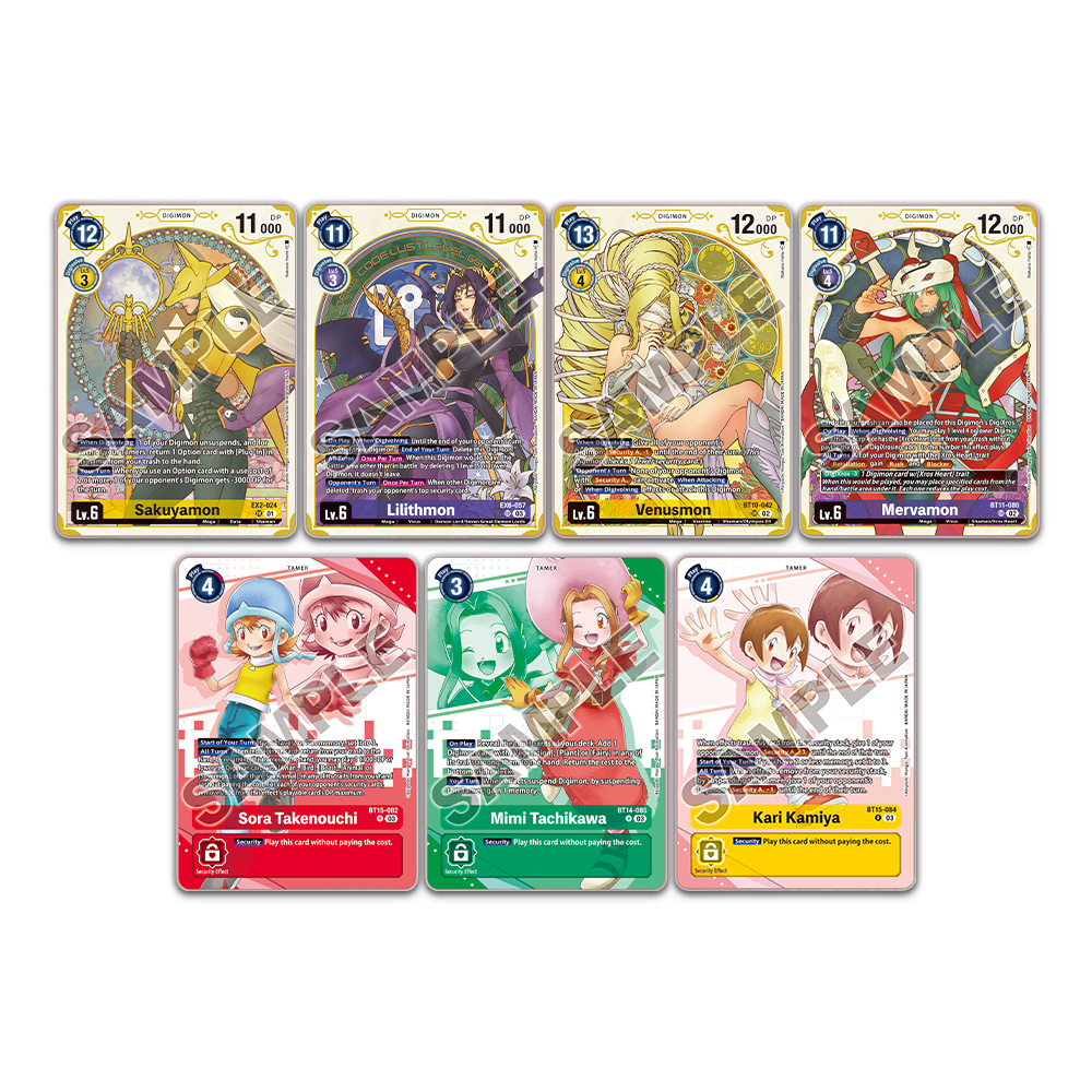 Digimon Card Game: Premium Heroines Set (PB18) Promos 1