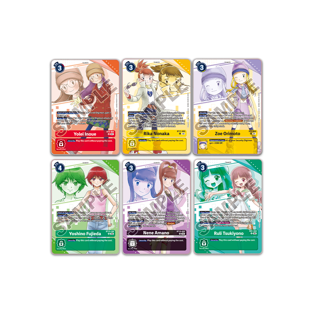 Digimon Card Game: Premium Heroines Set (PB18) Promos 2