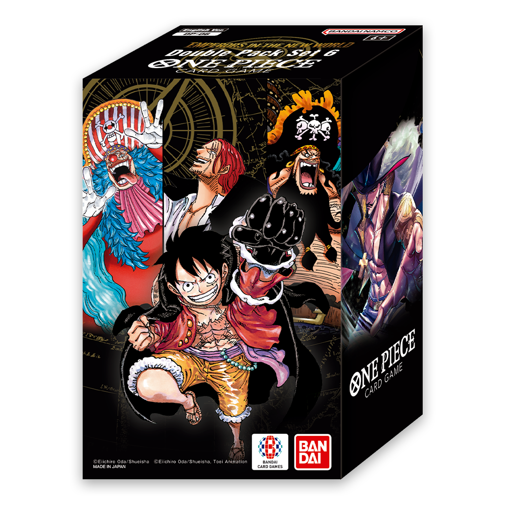 bandai one piece trading card game double pack 6 One Piece Card Game: Double Pack Set vol.6