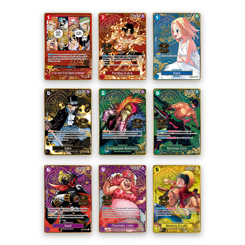 One Piece Card Game Japanese 2nd Anniversary Set (English Version)