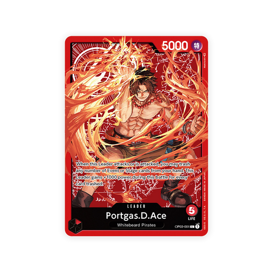 One Piece Card Game: Special Goods Set - Ace/Sabo/Luffy Prtgas.D.Ace Promo