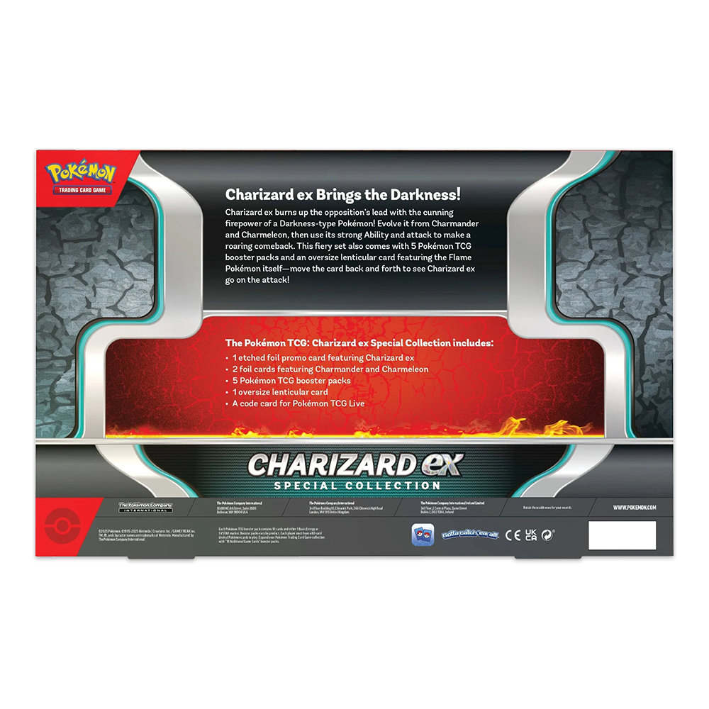 Pokémon TCG: Charizard ex Special Collection Back