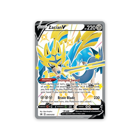 Pokémon TCG: Crown Zenith Premium Figure Collection—Shiny Zacian Promo