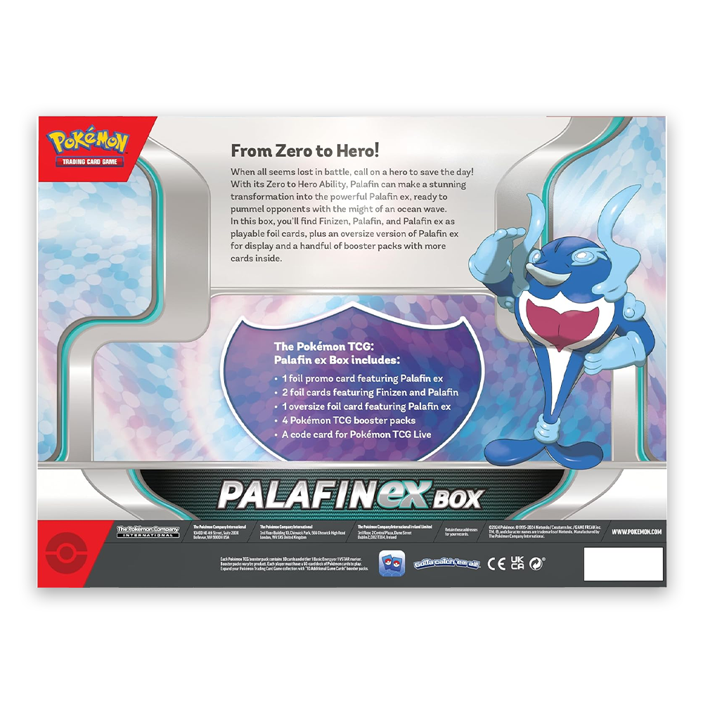 Pokémon TCG: Palafin ex Box Back