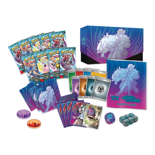 Pokémon TCG: Scarlet & Violet – Journey Together Elite Trainer Box Components