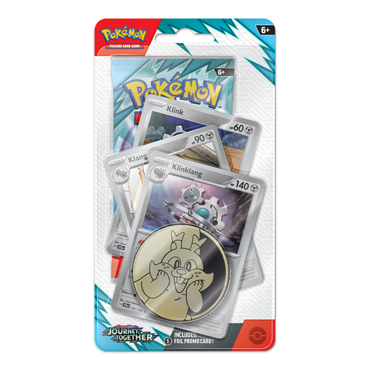 Pokémon TCG: Scarlet & Violet – Journey Together Premium Checklane Blister Display – Klinklang