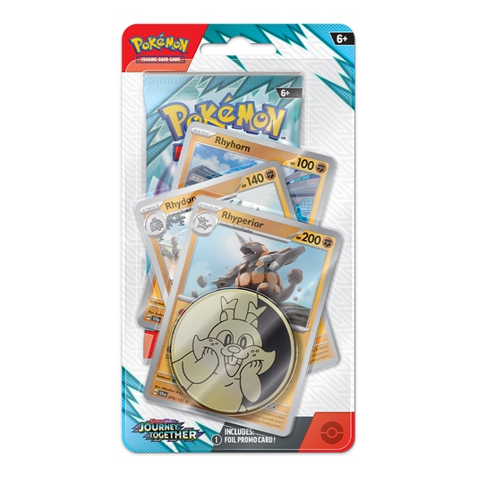 Pokémon TCG: Scarlet & Violet – Journey Together Premium Checklane Blister Display – Rhyperior
