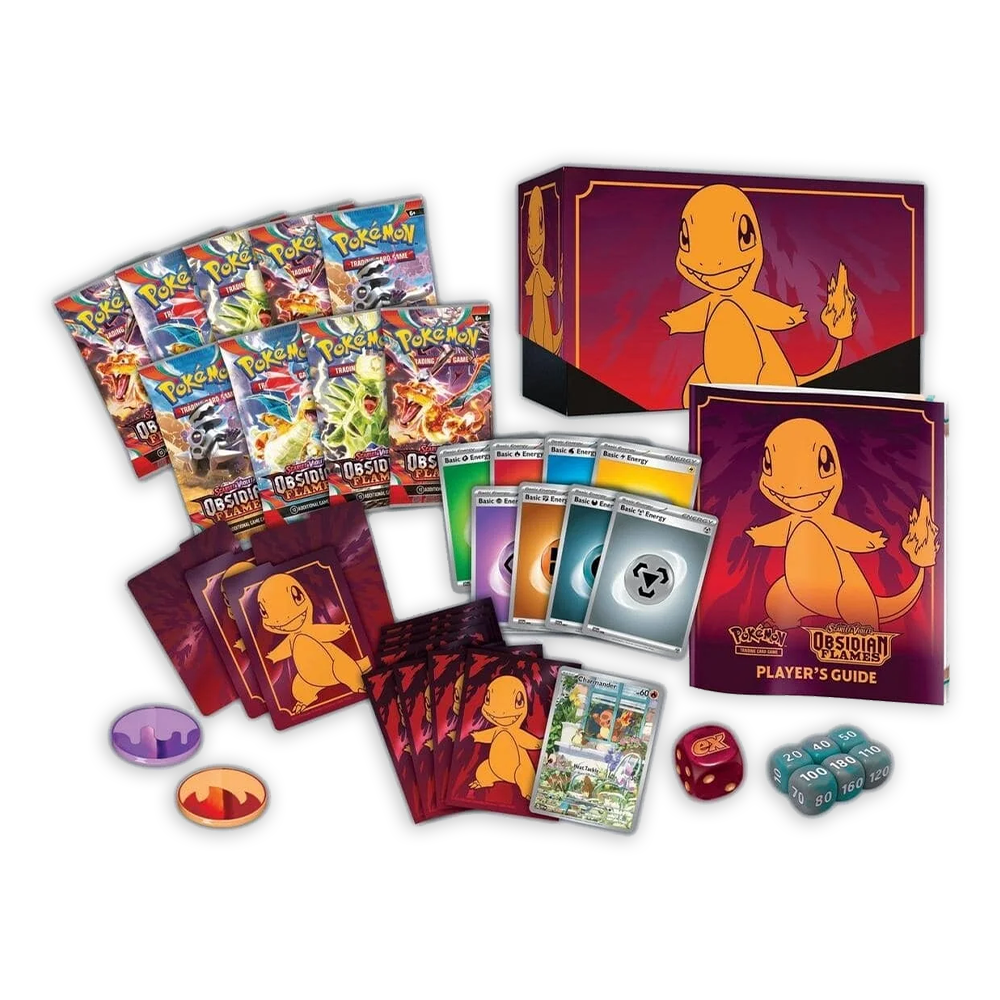 Pokémon TCG: Scarlet & Violet – Obsidian Flames Elite Trainer Box Contents