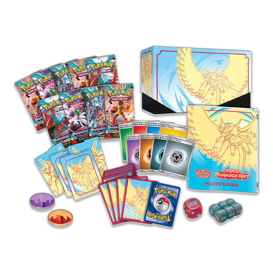 Pokémon TCG: Scarlet & Violet – Paradox Rift Elite Trainer Box - Roaring Moon Components