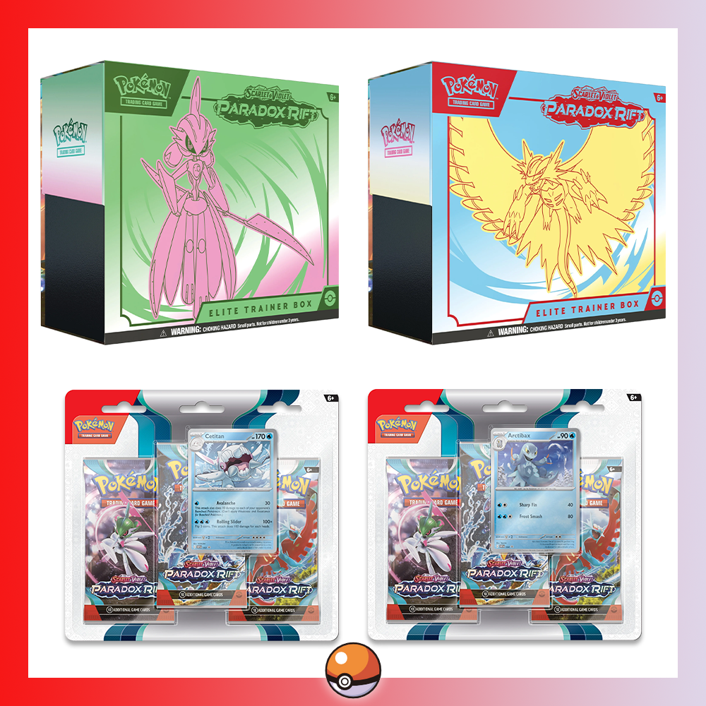 Pokémon TCG: Scarlet & Violet – Paradox Rift Poké Ball Bundle