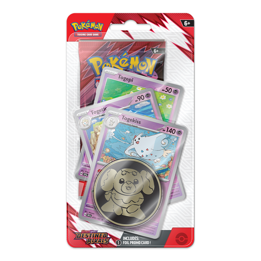 Pokémon TCG: Scarlet & Violet – Destined Rivals Premium Checklane Blister Display – Togekiss