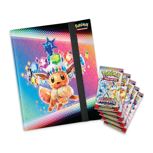 Pokémon TCG: Scarlet & Violet—Prismatic Evolutions Binder Collection Binder and Packs