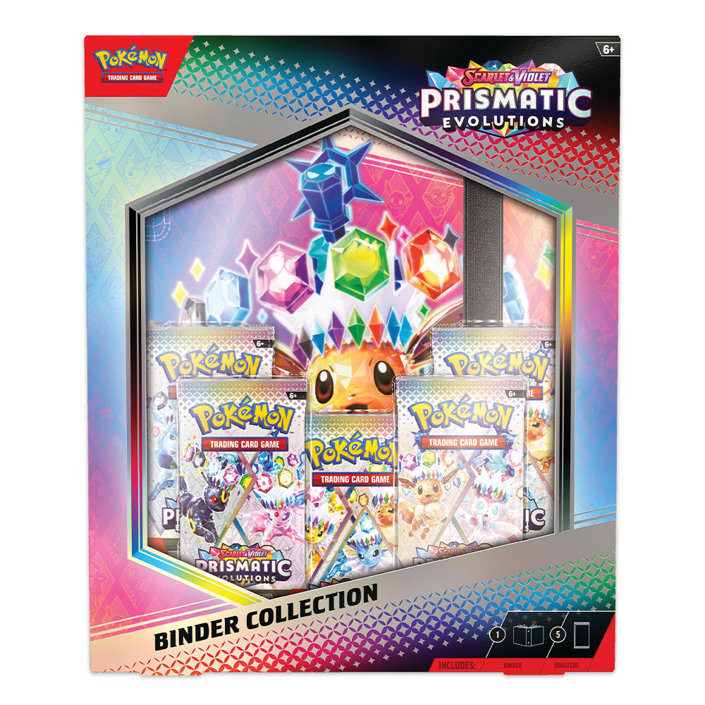 Pokémon TCG: Scarlet & Violet—Prismatic Evolutions Binder Collection Front