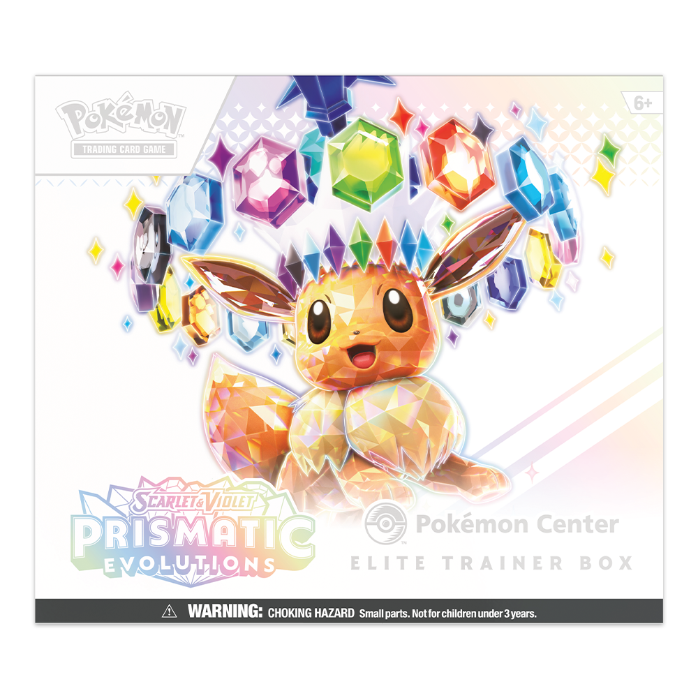 Pokémon TCG: Scarlet & Violet—Prismatic Evolutions Elite Trainer Box Front