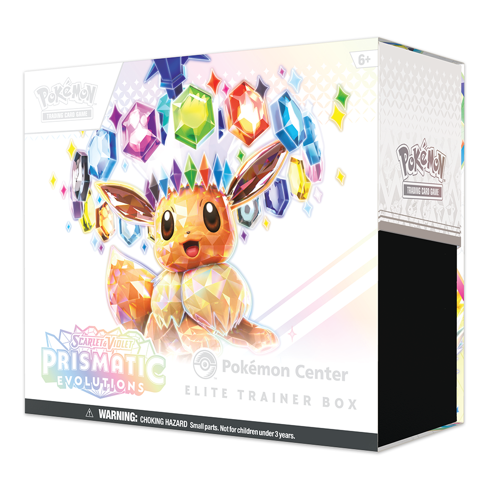 Pokémon TCG: Scarlet & Violet—Prismatic Evolutions Elite Trainer Box Side