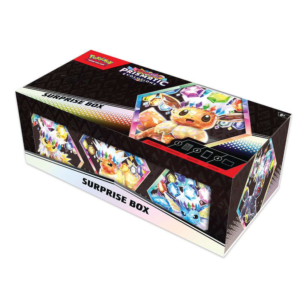 Pokémon TCG: Scarlet & Violet — Prismatic Evolutions Surprise Box Collection Side