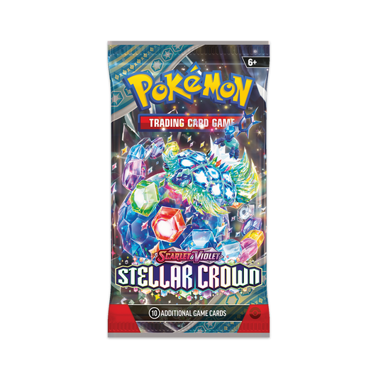 Pokémon TCG: Scarlet & Violet – Stellar Crown Booster Box Pack - Terapagos