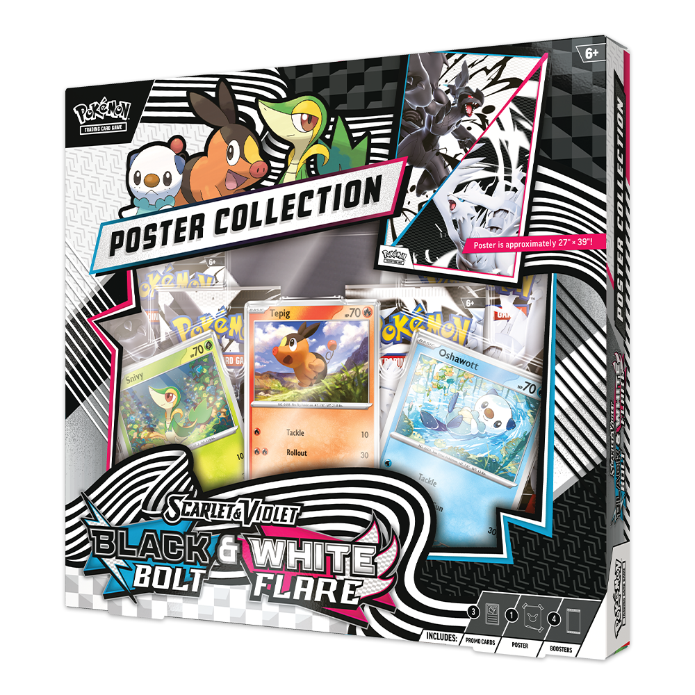 Pokémon TCG: Unova Poster Collection – Black Bolt & White Flare
