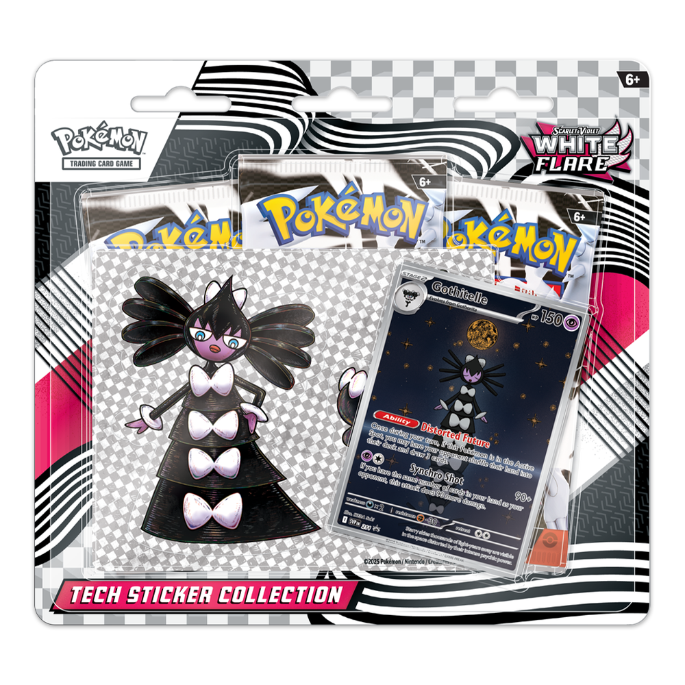 Pokémon TCG: Scarlet & Violet—White Flair Tech Sticker Collection - Gothitelle