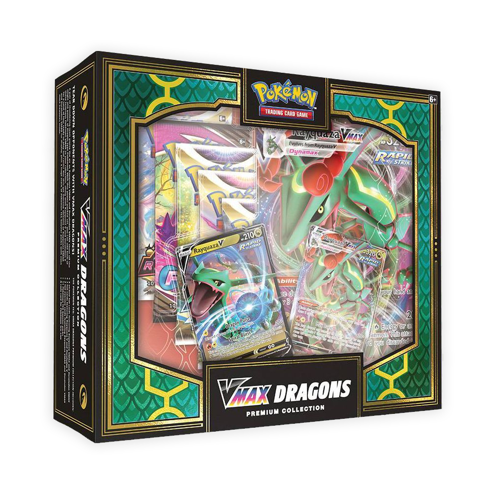 Pokémon TCG: VMAX Dragons Premium Collection - Rayquaza