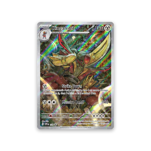 Pokémon TCG: Scarlet & Violet - Shrouded Fable Kingambit Illustration Rare Collection Promo