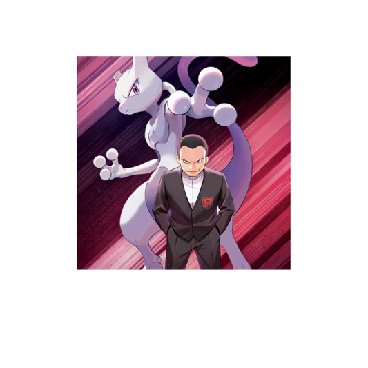 Pokémon TCG: Team Rocket's Mewtwo ex Box Photo Sticker
