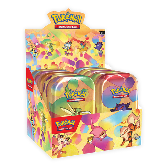 Pokémon TCG: Scarlet & Violet-151 Mini Tin Display - Set of 10 - Sealed Case Display