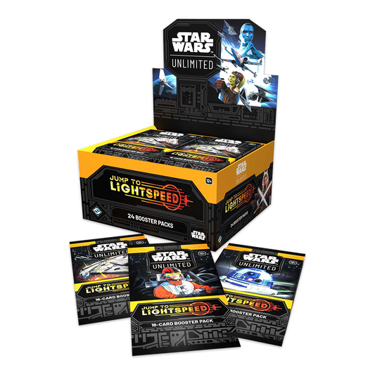Star Wars: Unlimited – Jump to Lightspeed Booster Box Display With Packs