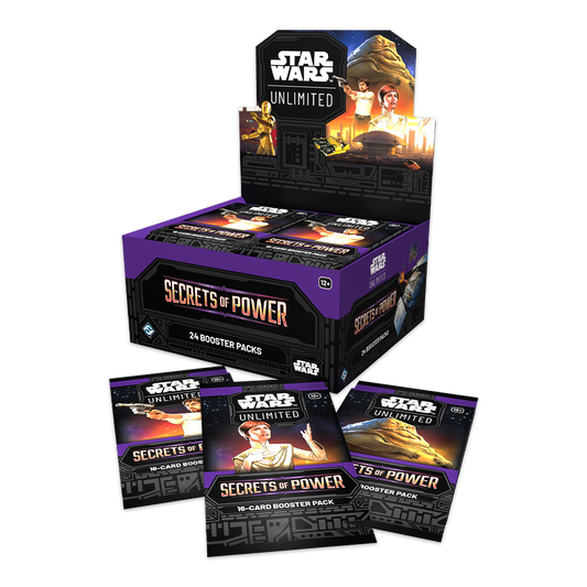 Star Wars: Unlimited – Secrets of Power Booster Box Display Components