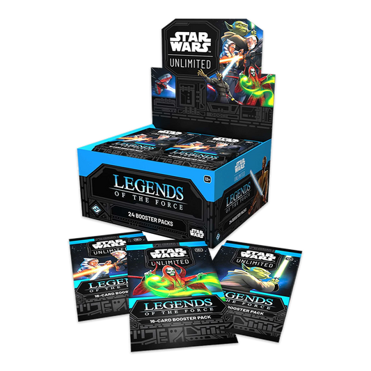 Star Wars: Unlimited – Legends of the Force Booster Box Display