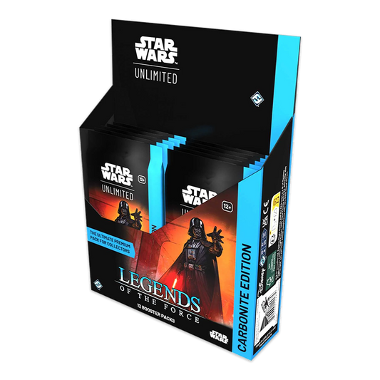 Star Wars: Unlimited – Legends of the Force Carbonite Booster Box Display