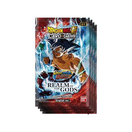 Dragon Ball Super CG: Realm of the Gods Premium Pack 7 (PP07) - Unison Warrior Series - 4 booster packs