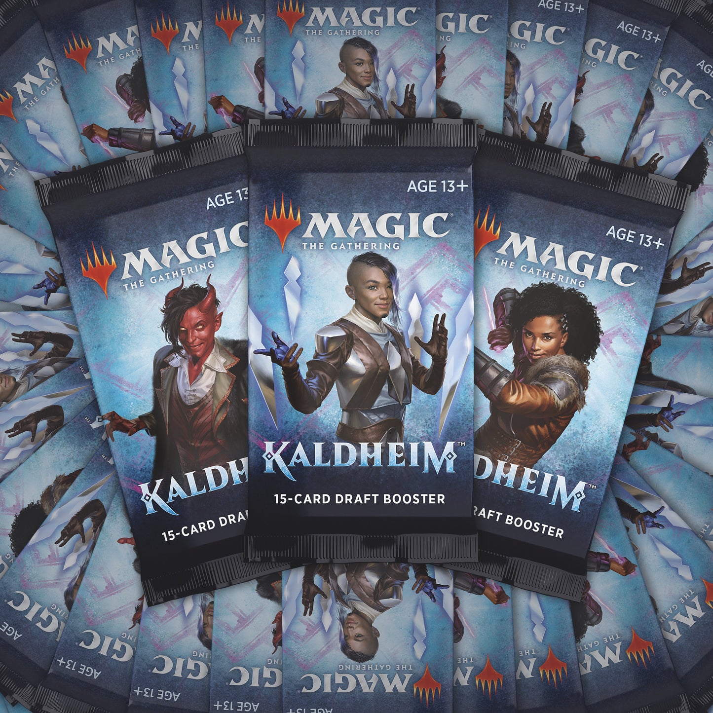 Magic The Gathering Kaldheim Draft Booster pack variations
