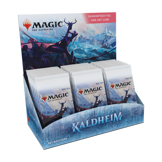 Magic The Gathering Kaldheim Set booster box side
