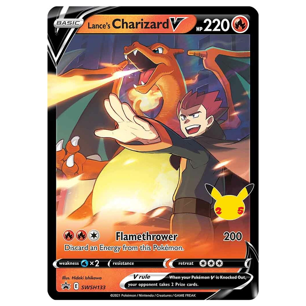Pokémon TCG: Celebrations Collection—Lance’s Charizard V Promo