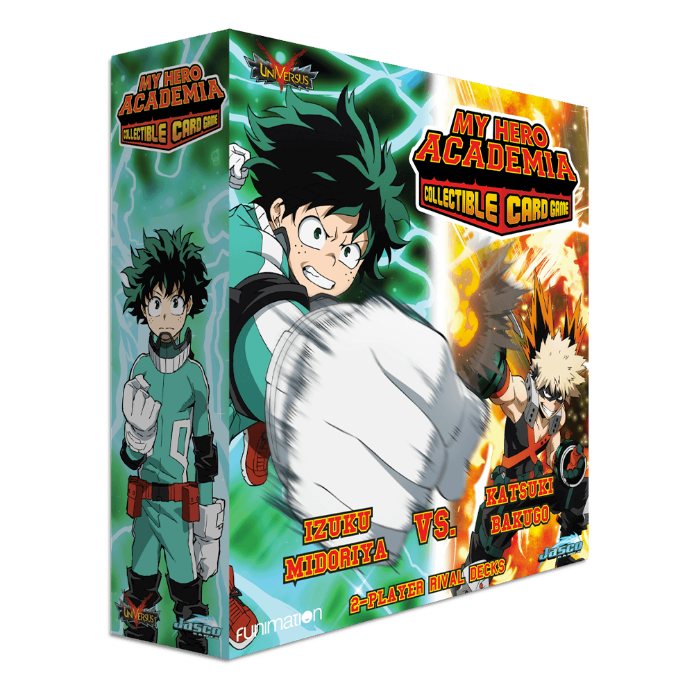 My Hero Academia CCG - Izuku Midoriya vs. Katsuki Bakugo 2-Player Rival Decks