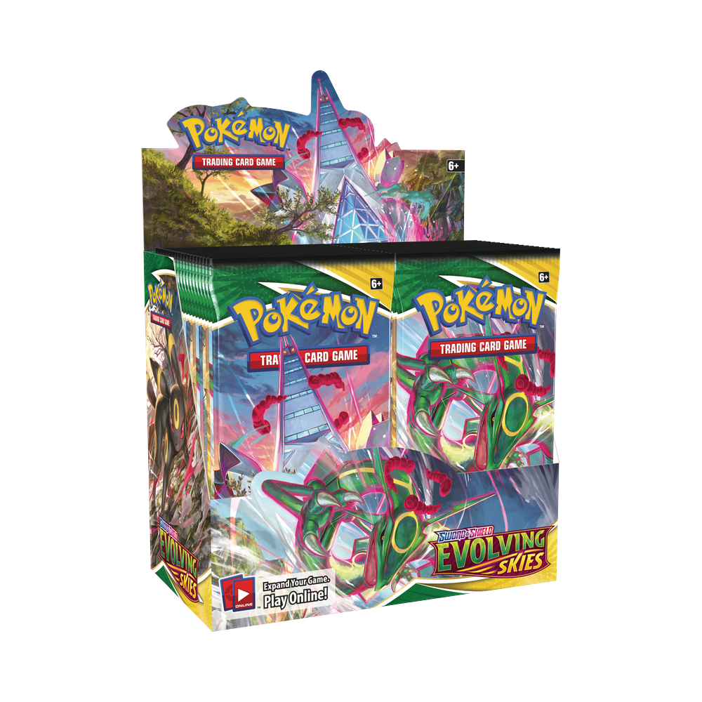 Pokémon TCG: Sword and Shield 7– Evolving Skies Booster Box