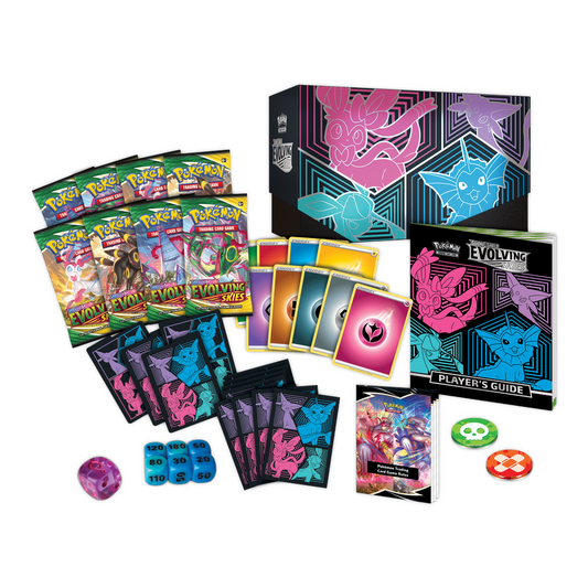 Pokémon TCG: Sword & Shield – Evolving Skies Elite Trainer Box Contents Sylveon