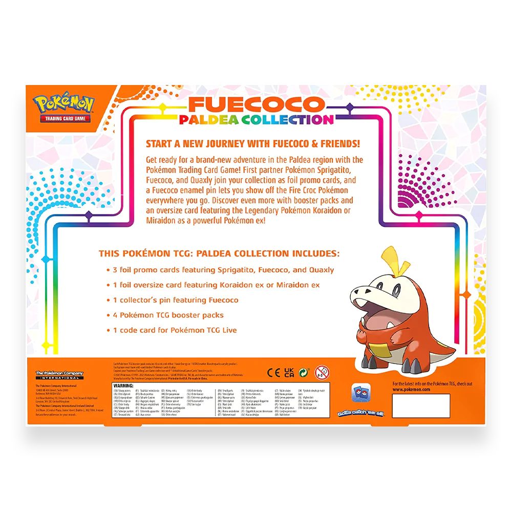 Pokémon TCG: Paldea Collection - Fuecoco Back