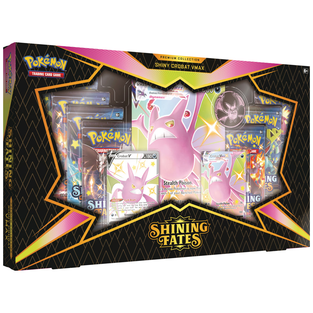 Pokémon TCG: Shining Fates Premium Collection Shiny Crobat VMAX – Eclipse  Cards