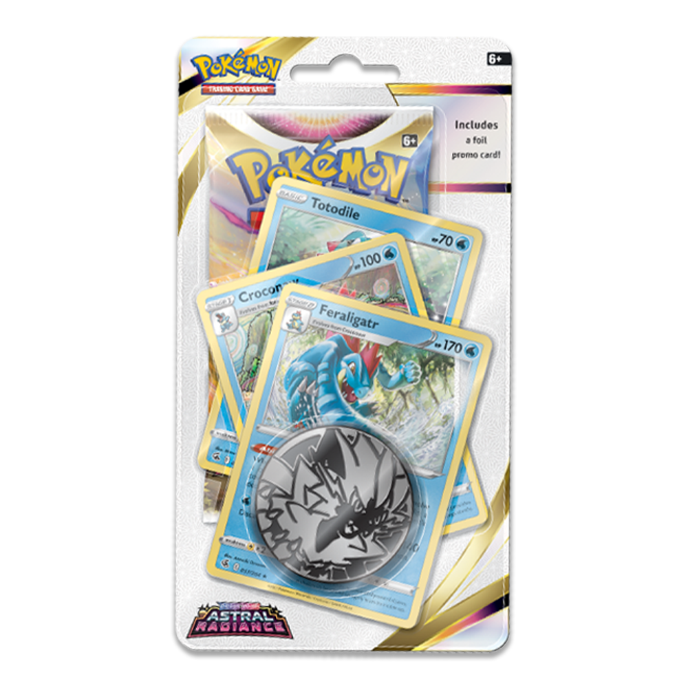 Pokémon TCG: Sword & Shield – Astral Radiance Premium Checklane Blister Feraligatr