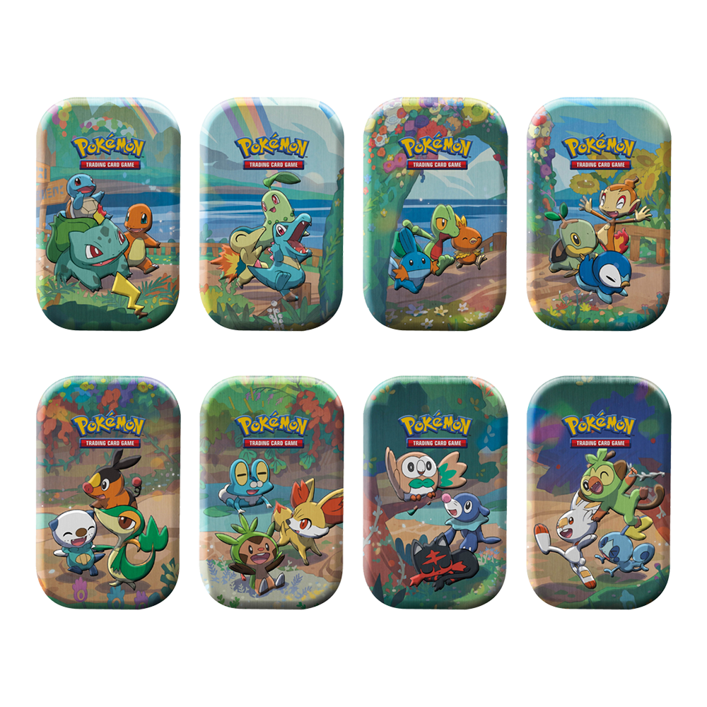 Pokmon TCG: Celebrations Mini Tins Set of 8 - Sealed Case Eclipse Cards Pokmon TCG: Celebrations Mini Tins Set of 8 - Sealed Case Eclipse Cards