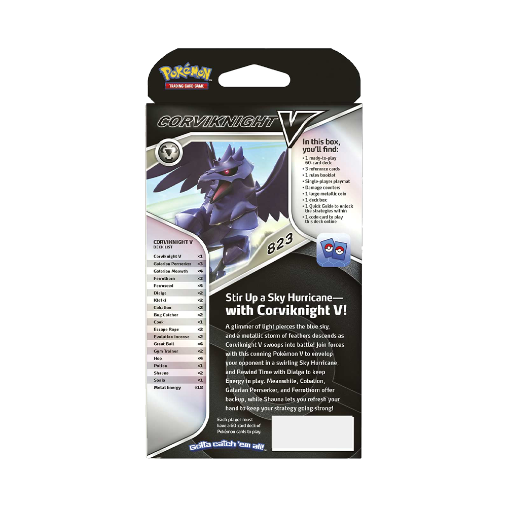 Pokémon TCG: Corviknight V Battle Deck Back
