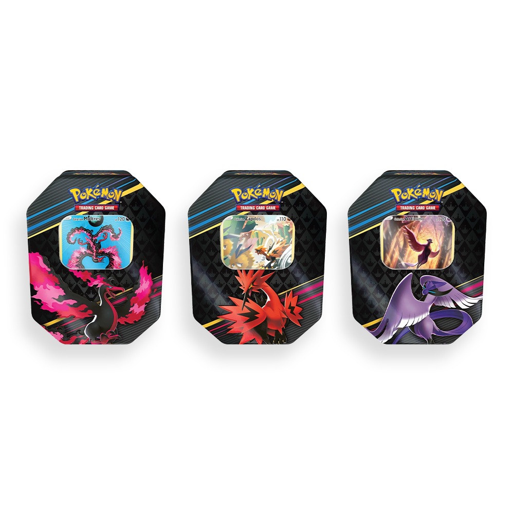 Pokmon TCG: Crown Zenith Tins Set of 3 Eclipse Cards Pokmon TCG: Crown Zenith Tins Set of 3 Eclipse Cards