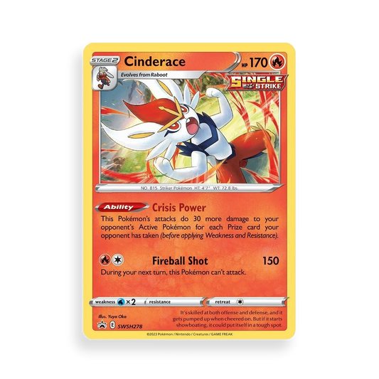 Pokémon TCG: Crown Zenith Pin Collection – Cinderace Promo