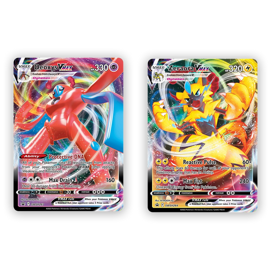 Pokémon TCG: Deoxys / Zeraora VMAX & VSTAR Battle Box Back - Deoxys / Zeraora VMAX Promo