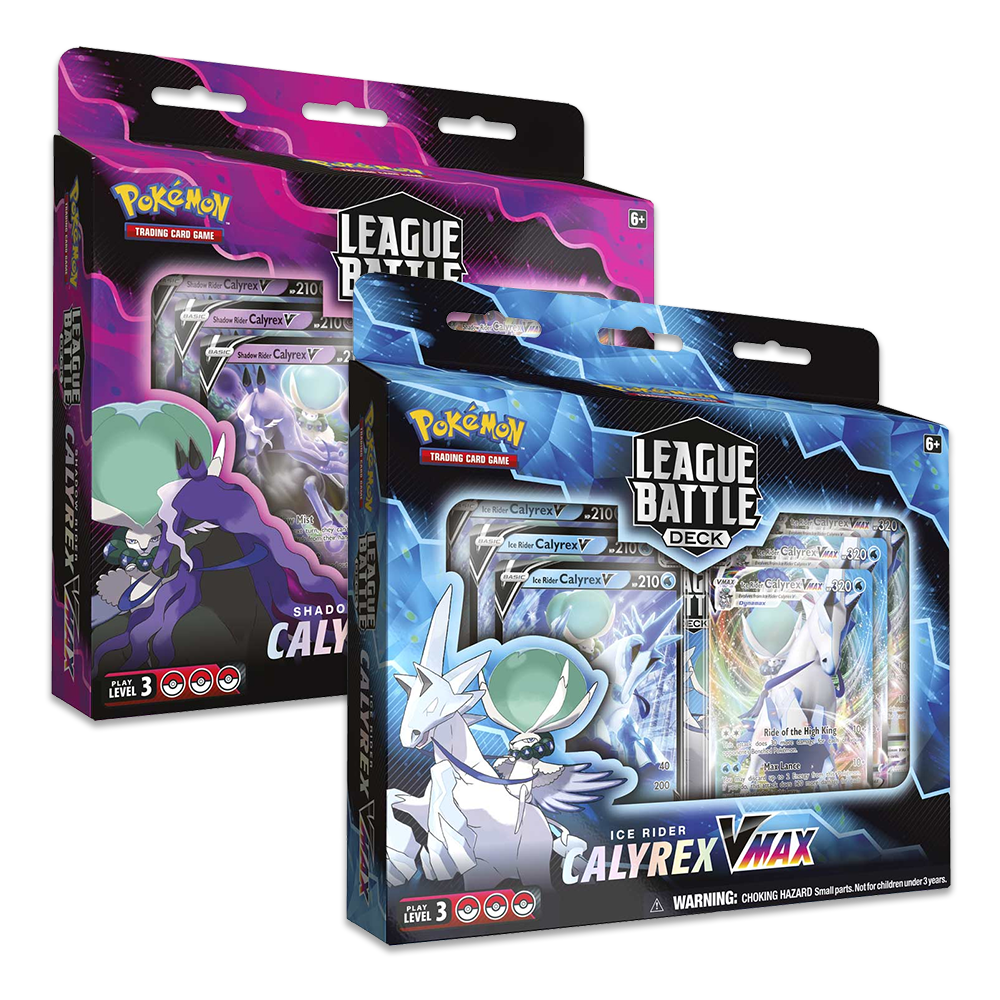 Pokmon TCG: Ice Rider / Shadow Rider Calyrex VMAX League Battle Deck Eclipse Cards Pokmon TCG: Ice Rider / Shadow Rider Calyrex VMAX League Battle Deck Eclipse Cards