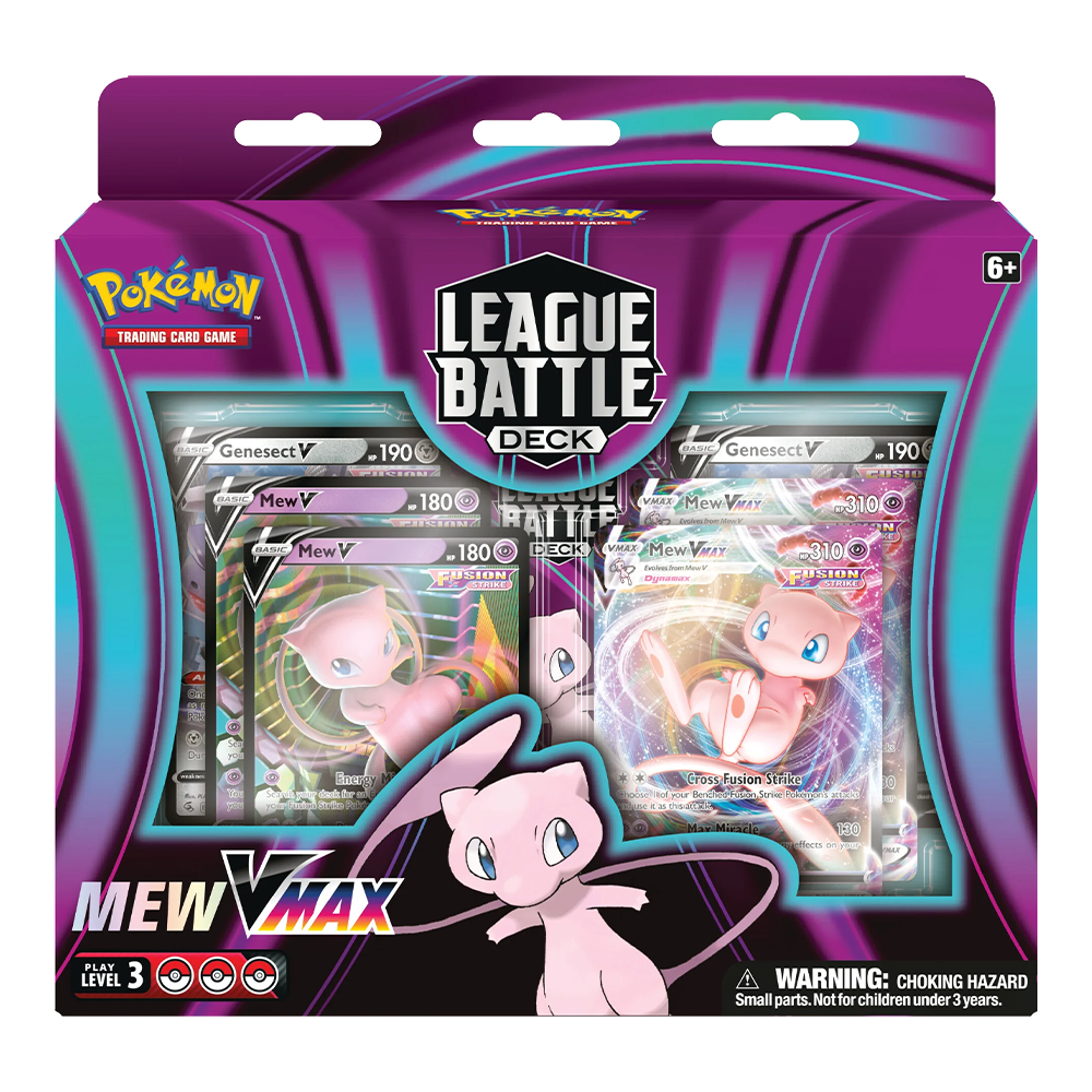Pokémon TCG: Mew VMAX League Battle Deck Box Front