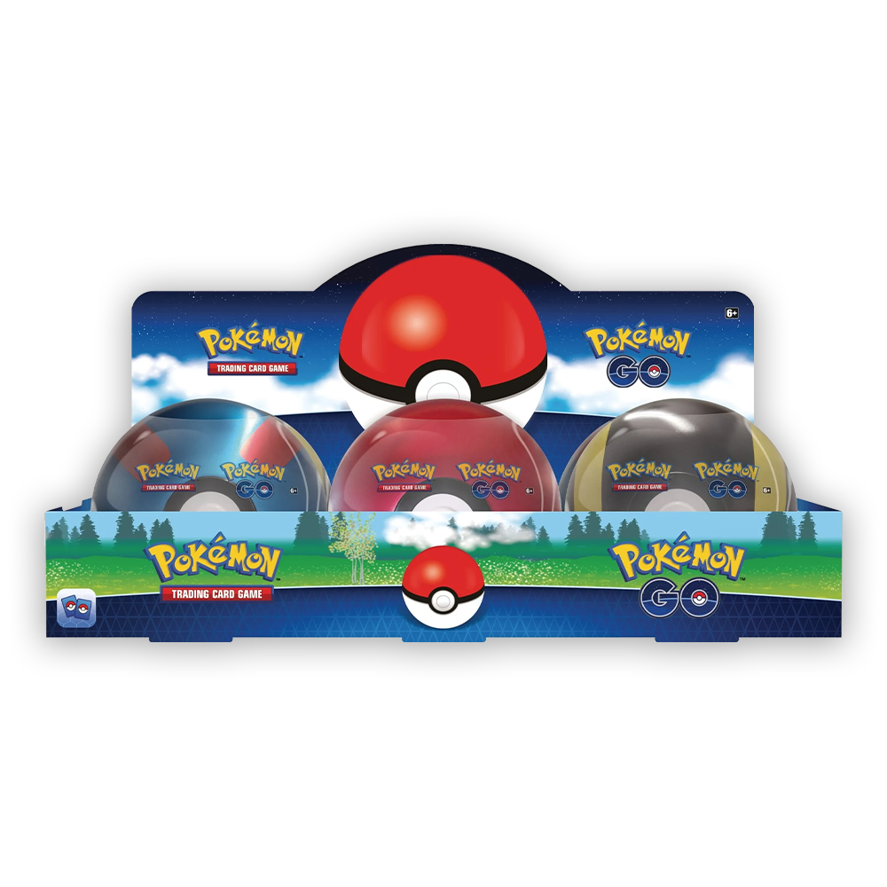 Pokmon TCG: Pokmon GO Pok Ball Tin Assortment Eclipse Cards Pokmon TCG: Pokmon GO Pok Ball Tin Assortment Eclipse Cards